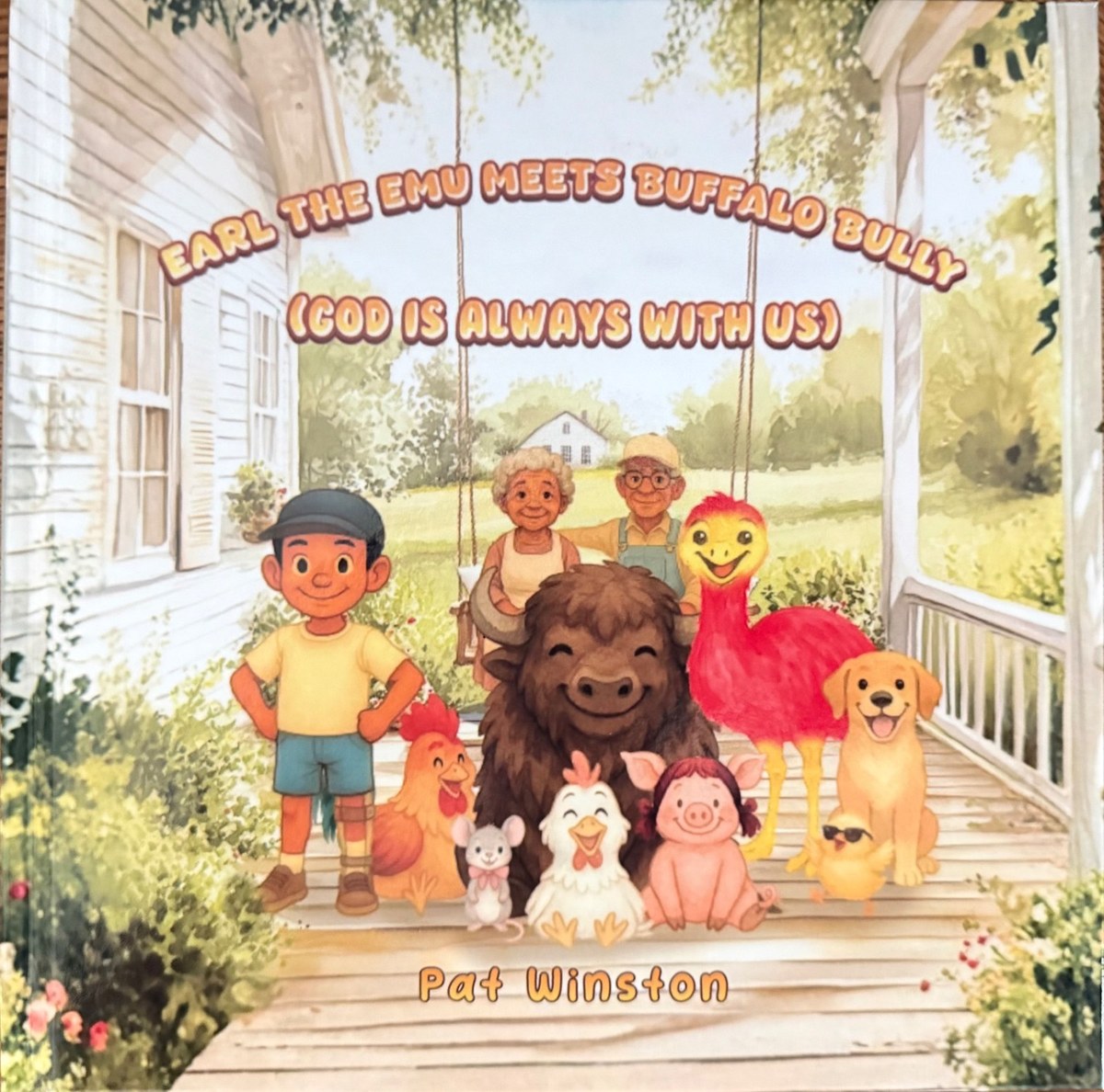 Book cover: Earl the Emu Meets Buffalo Bully
